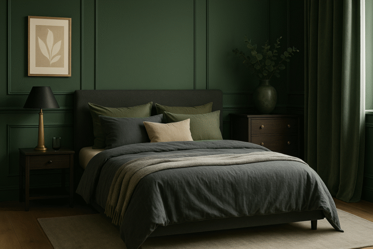 14 Dark Sage Green Bedroom Ideas for a Luxury Makeover